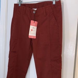 cabi NWT Rust Red Cargo Style Skinny Jeans